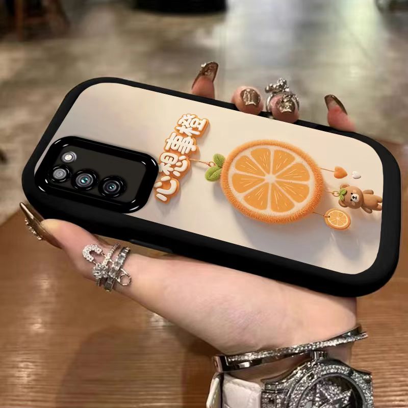 适用华为荣耀x10手机壳文字tel-anoo软硅胶honorx10保护套5g全包边防摔tel一an00a个性创意荣誉叉十卡通女款 - 图2