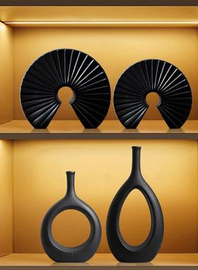 轻奢高档家居电视柜酒柜装饰品客厅现代餐柜高级感工艺饰品摆件