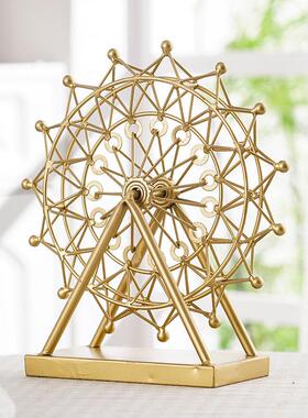 客厅装饰轻奢高档摩天轮摆件结婚新婚礼物diy送新人闺蜜新娘高级