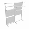 Poverty Aesthetics Hardware Perforated Board Bookshelf Reinforced Shelf Storage Rack Internet Celebrity Rental Floor V Floor-Free Punch Shelf
