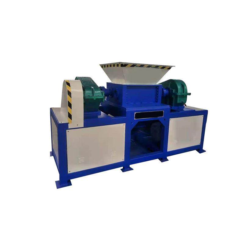 Large double-shaft shredder metal garbage single-shaft shredder chassis plastic wood crushing industrial scrap iron crushing