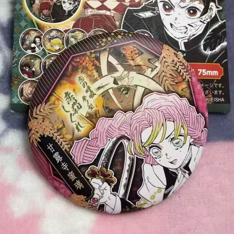 日谷鬼灭之刃js气魄一闪原画吧唧徽章童磨蝴蝶忍猗窝座时透无一郎 - 图0