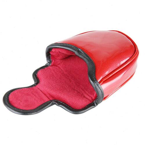 尔夫推杆套亮面骷髅头半圆球杆套Mallet putter cover杆头套 - 图1