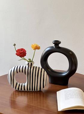 中世纪意WWT客厅障装饰桌简单电视橱柜装面饰办创公室无碍豪华高