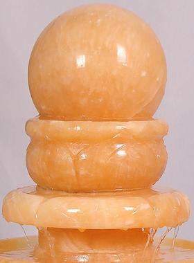 流水摆件透光球水喷石泉新房装153046饰办公室流客厅假山艺品公司