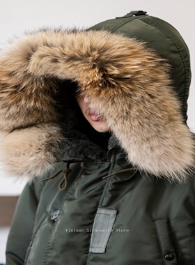 Red Tornado Type N-3B Snorkel Parka Winter Men's Mid Length