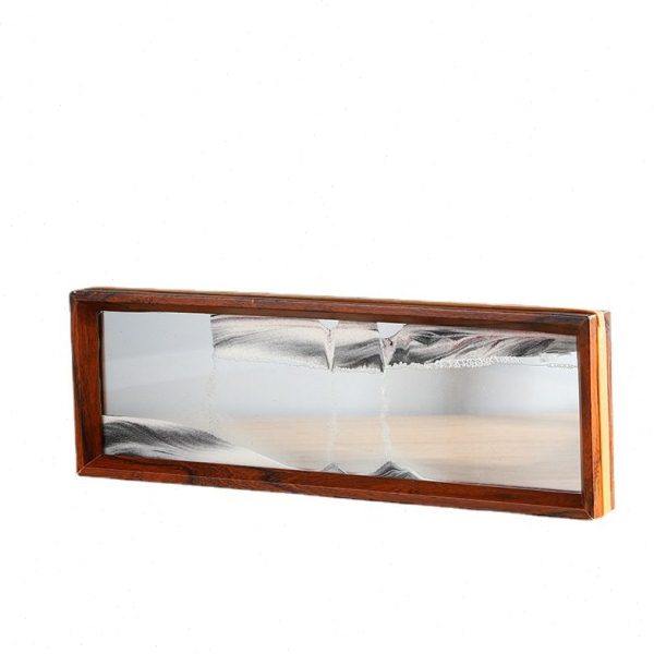 创意轻奢立体流沙画摆件客厅玄关家居装饰公室桌面解压玻璃沙漏,淘宝优惠券,粉丝福利购,淘宝优惠卷