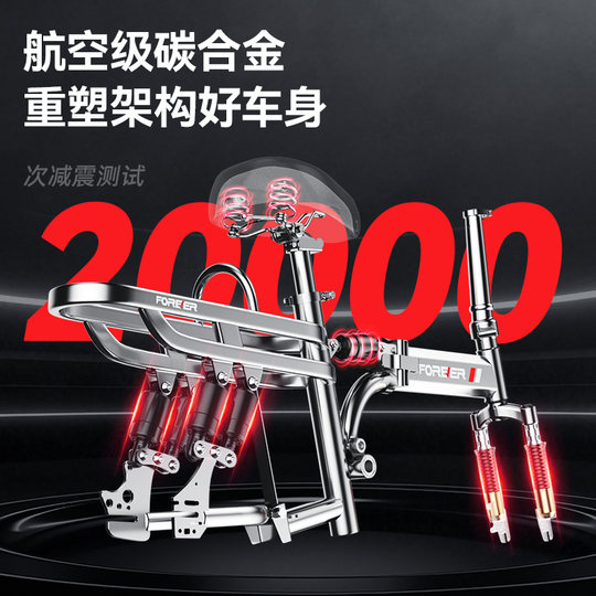 Folding electric bike