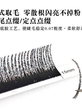 银碎钻嫁接睫毛圣诞跨年氛围睫毛