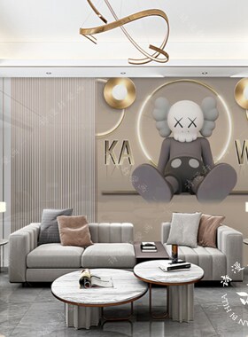 新款立体电视背景墙壁画大理石墙布客厅卧室仿格栅定制壁布