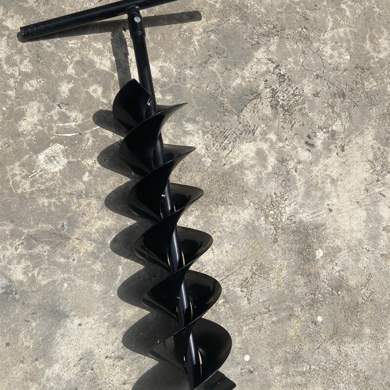 地钻钻头手动手柄人工挖坑神器手动钻孔器开孔打桩手动螺旋地钻头,淘宝优惠券,粉丝福利购,淘宝优惠卷