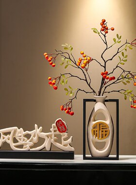 创意办公室桌面装饰新中式风生水起摆件家M居饰品开业礼物招财摆
