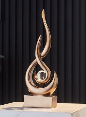 风生水起摆件高端大气客厅玄关书房电视柜酒柜办公室装饰品送领导