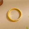 The old temple's gold blessings are always there with the blessing ring. Pure pure gold 999 women's ring. Chinese Valentine's Day gift for girlfriend and wife.