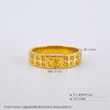 The old temple's gold blessings are always there with the blessing ring. Pure pure gold 999 women's ring. Chinese Valentine's Day gift for girlfriend and wife.