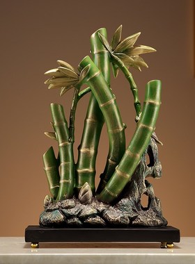 节节高升寓意摆件高档开业乔迁新居礼品新中式客厅书房办公桌装饰