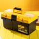 Hardware tool box household storage box collection plastic portable electrician multi-function stainless steel box car small lock