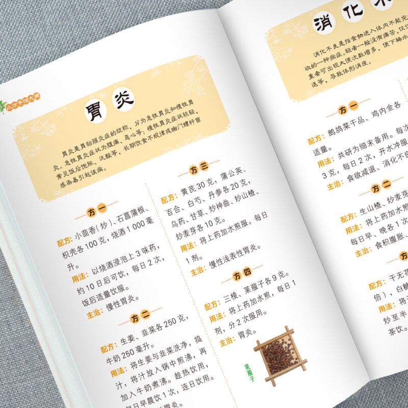 小方子治大病正版中医养生家庭健康保健简单实用老偏方秘方书籍中药药材剂量土方子土方法居家常备常见病随查随用营养健康百科全书 - 图3