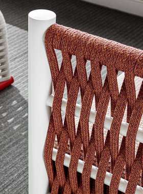 户外休闲沙发别墅阳台单人藤椅家用椅子藤编民宿室外花园露天家具