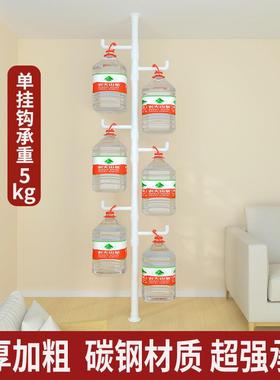 顶天立地挂衣架落地卧室衣帽架家用房间室内简易多功能收纳挂衣杆