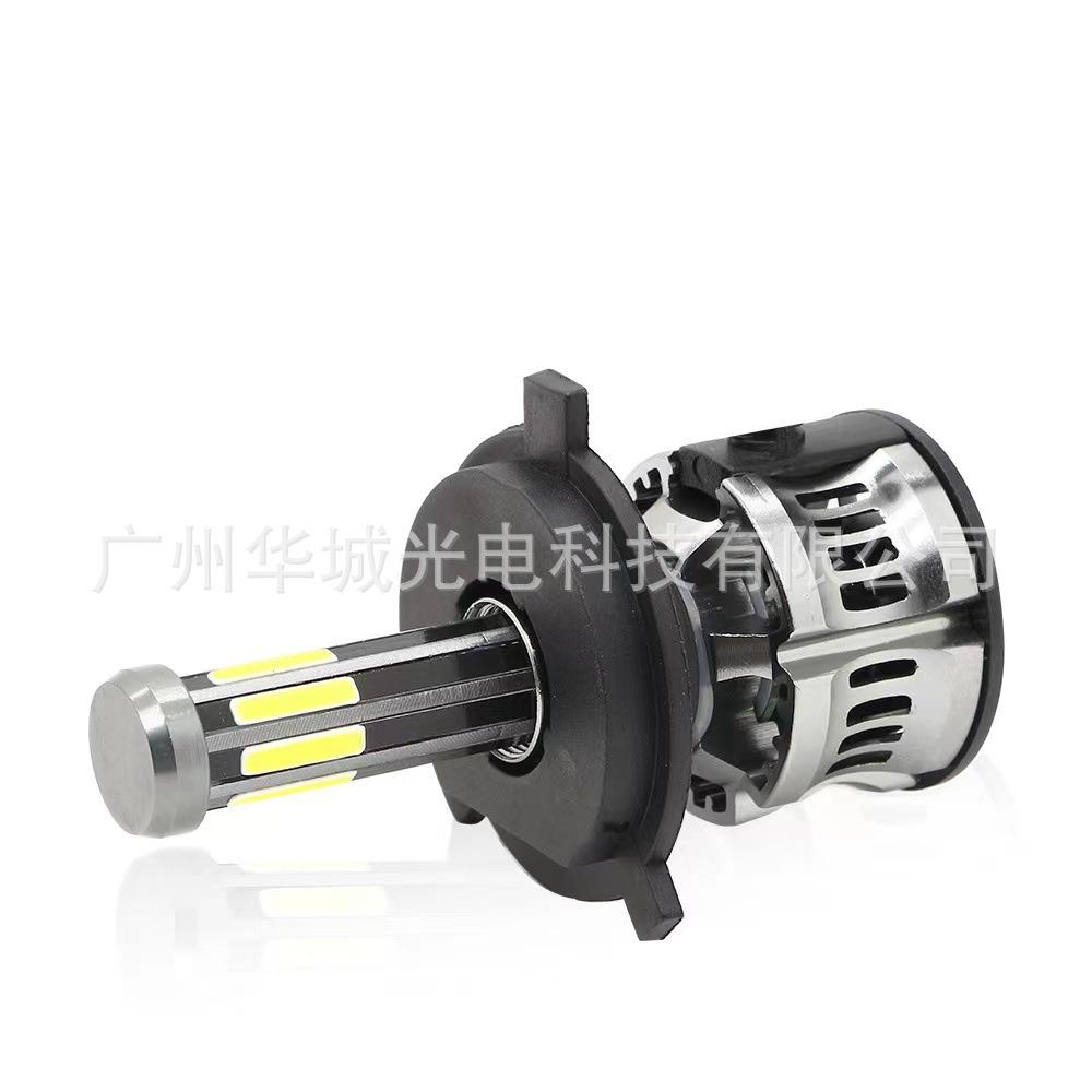 汽车八面汽车led大灯8面发光LED汽车前大灯H4H7H11改装车灯泡 - 图0