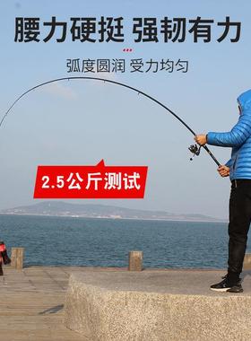 海竿小海杆小抛竿短节迷你小海竿便携迷你甩杆抛竿海竿套装