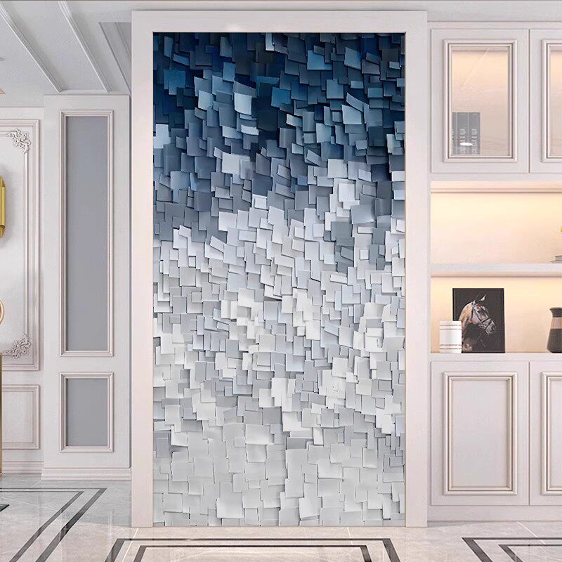 侘寂风客厅装饰画抽象立体感沙发背景墙高端大气走廊玄关墙纸壁画,淘宝优惠券,粉丝福利购,淘宝优惠卷