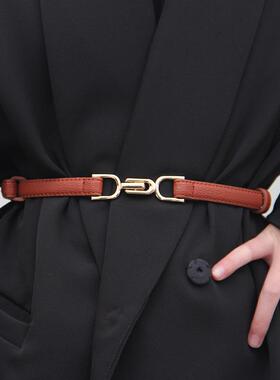 西装腰带女款时尚百搭裙子衬衫外套腰封收腰女士配连衣裙腰链装饰