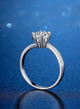 经典六爪扭臂告白雪花戒指