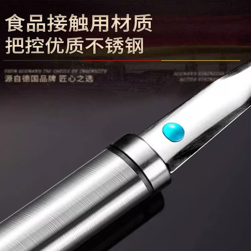 不锈钢挑虾线神器去虾线开虾背剥虾壳虾线剔除刀家用二合一虾线刀 - 图2