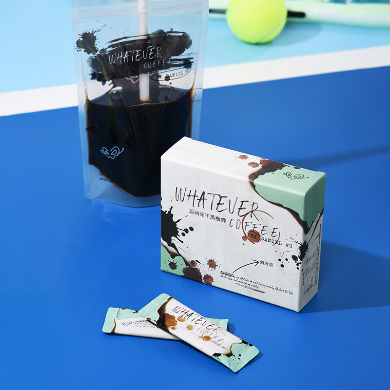 WHATEVER COFFEE运动黑咖啡速溶冻干咖啡粉浓缩美式拿铁咖啡TK