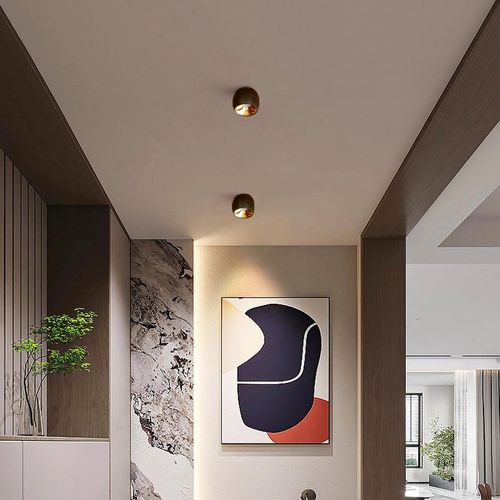 明装筒灯led天花灯家用客厅走廊过道I灯阳台灯射灯免开孔无主灯 - 图3