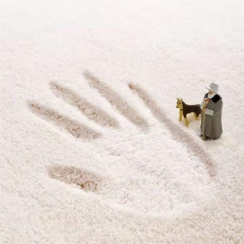 线条小狗地毯卧室卡通毛绒床边毯床尾毯柔软地毯易打理出租屋地毯,淘宝优惠券,粉丝福利购,淘宝优惠卷