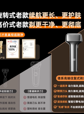 【冠军联名代言】德国剃须刀