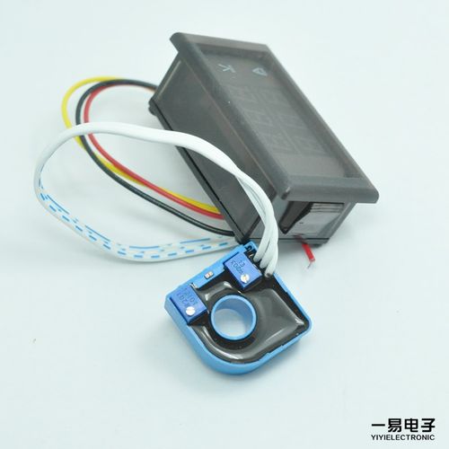 双 头电动车电流表霍尔流显数显直 表电压电流表显双X 数字电流表 - 图2