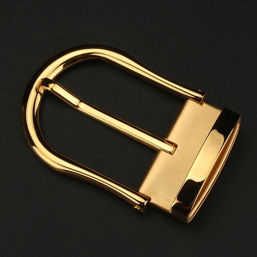 男士皮带扣头 针扣腰带卡子商务配件 不锈钢裤带头3.8 3.9cm内径 - 图2