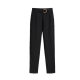Black suit pants for women in autumn high-waisted nine-point professional suit pants J small-footed harem pants straight casual pipe