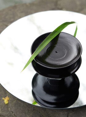 歪歪的盛香盘  茶室香插 六角白泥 室内线香入云屋
