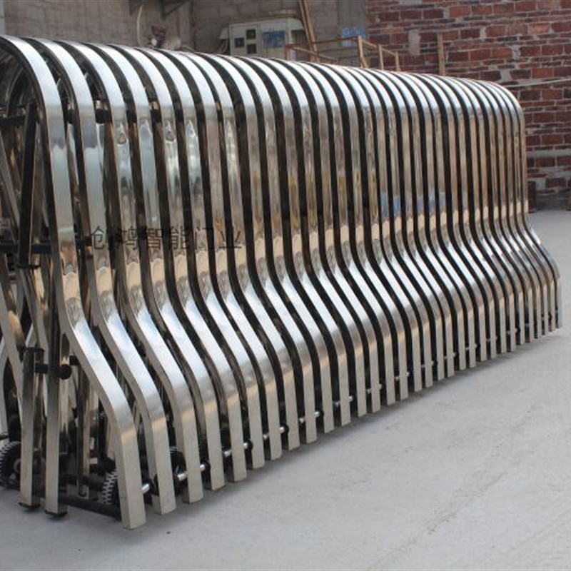 高速不锈钢路障迷你拦车门手动推拉平移门临时放哨围栏公路挡车门 - 图0