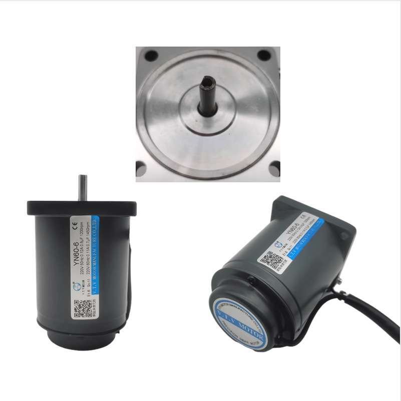 VTV光轴电机6W`~90W.机座YN60/70/80/90/100#调速.定速.三相.刹车 - 图0