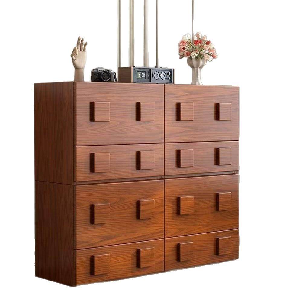 复古柜子多层收纳柜餐边柜斗柜卧室储物柜客厅靠墙床头沙发旁美式,淘宝优惠券,粉丝福利购,淘宝优惠卷