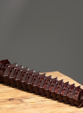 黑檀实木雕刻文昌塔摆件木质文昌塔十三层家居客厅书房办公装饰品