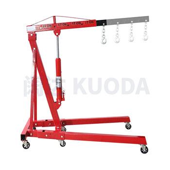 液压引擎吊机吊架移动折叠小型小吊车1t2tt液压小吊机发动机吊机 - 图0