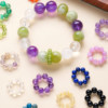 Natural crystal running ring crystal loose beads