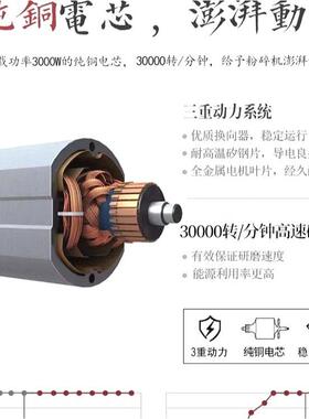 1000克磨粉研磨粉碎打粉机超细研磨五谷杂粮打粉磨粉机同人AI