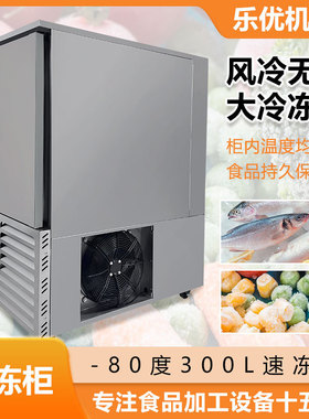 O宫保鸡丁鸡肉快速冷冻柜不锈钢水饺速冻柜 快餐店酒店低温速冻机
