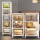 Source material factory storage cabinet Home bedroom living room plastic storage transparent integrated living room