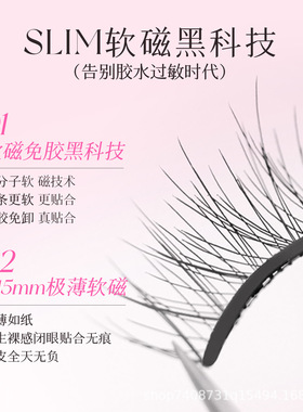 端庄女孩软磁吸假睫毛眼美兮