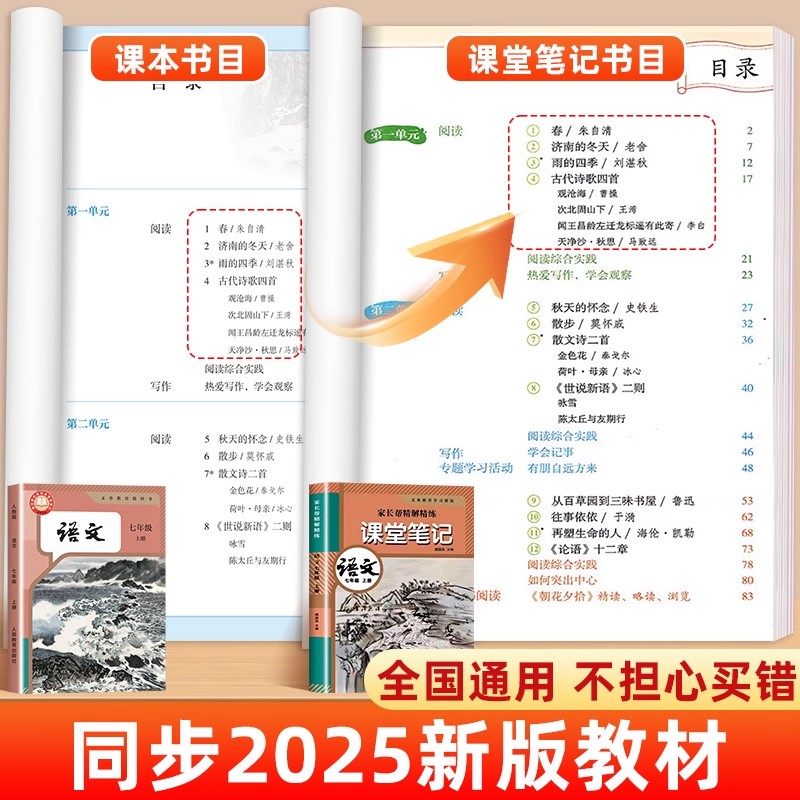 【江苏专用】2026新版苏教版课堂笔记七八年级九年级上册下册语文数学英语物理化学历史政治地理初一初二初三学霸笔记同步课本教材