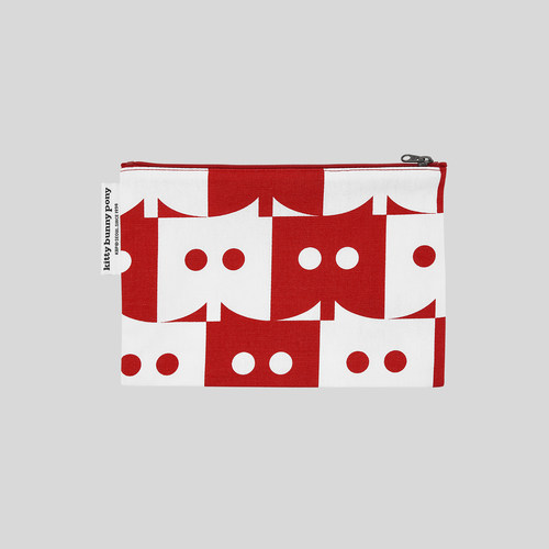 KBP Apple Pip 韩国设计 卡通苹果图案 手拿包 抱枕 收纳包 套装 - 图2